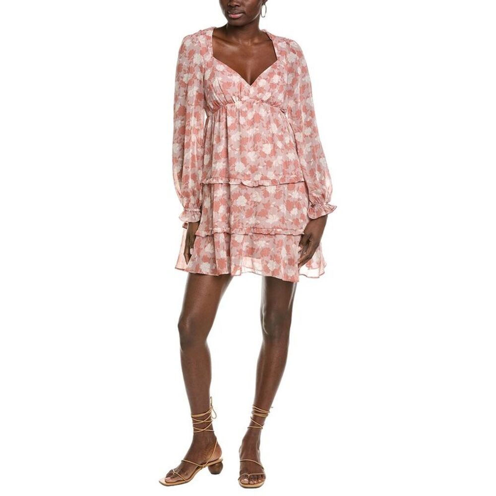 Marion Womens  Print Midi Dress, Pink